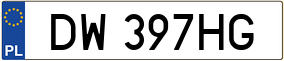 Truck License Plate